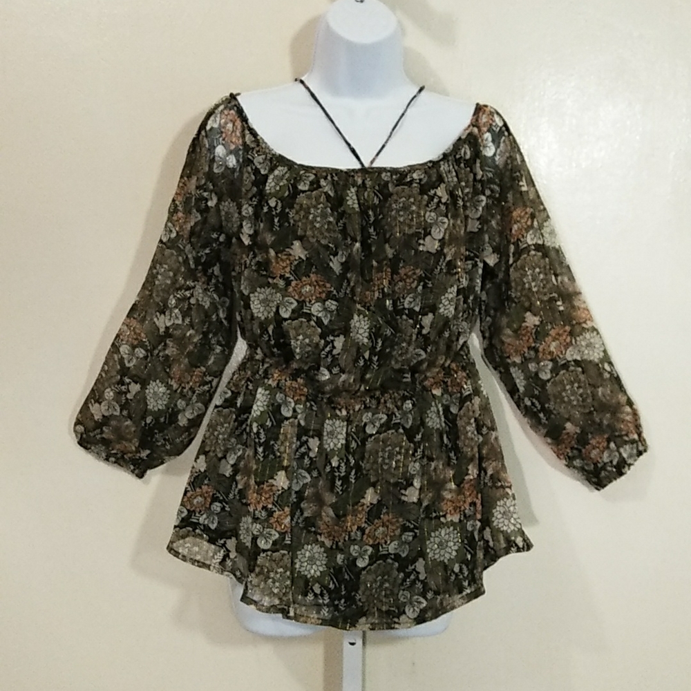 FTF T-STRAP BLOUSE